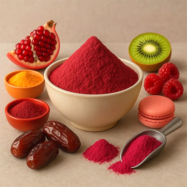 Fruit-flavored additives used on confectionary and baking