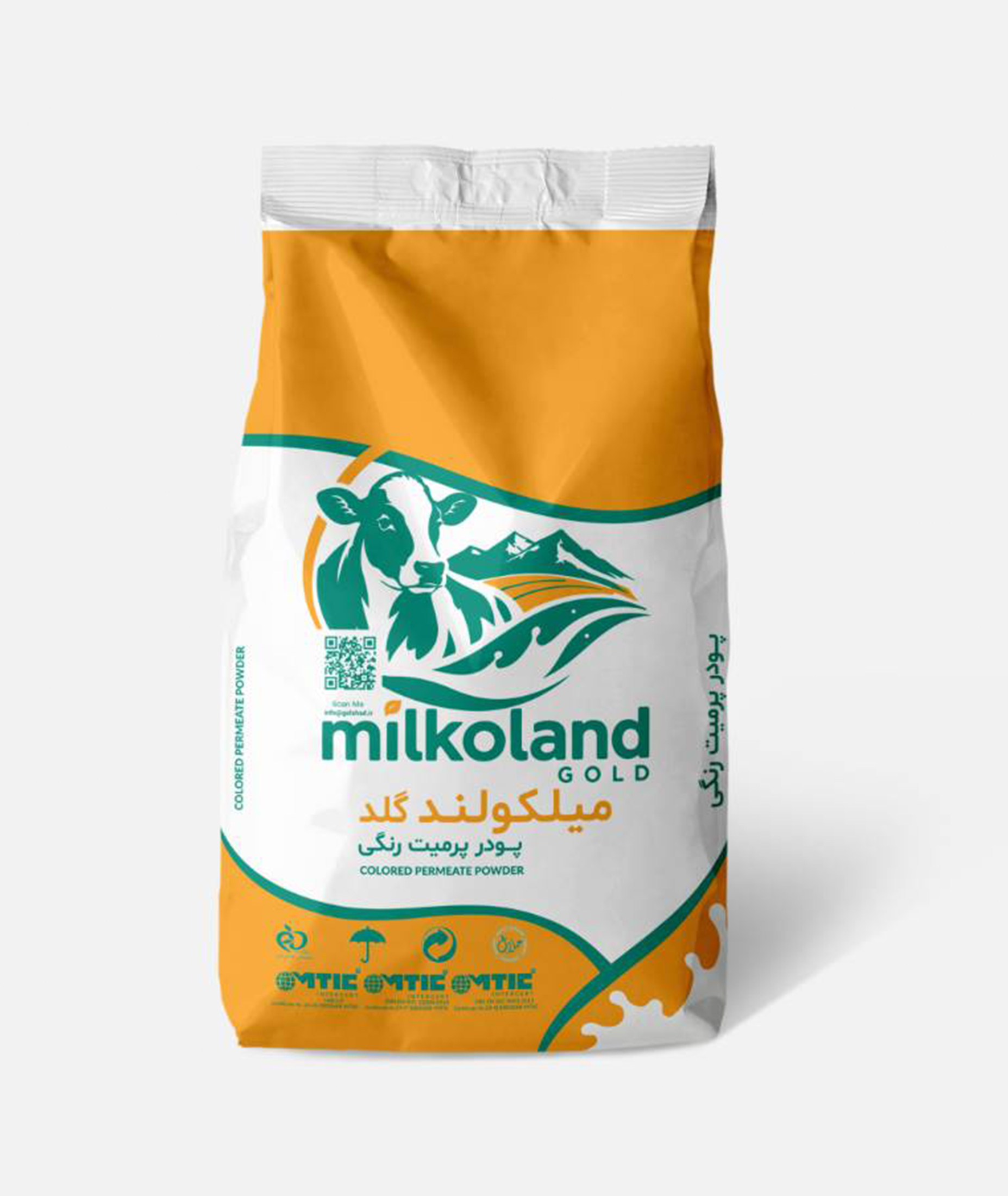 Milkoland colored permittee powder